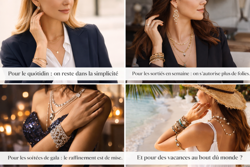 Comment bien associer vos bijoux et vos tenues ? 1 Styles de bijoux pour toutes occasions